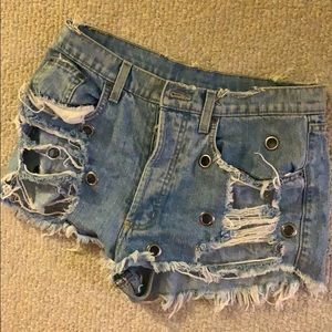 Jean shorts